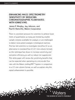 enhancing mass spectrometry sensitivity by reducing