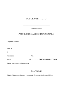 Profilo Dinamico Funzionale