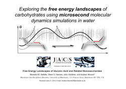 Exploring the free energy landscapes of carbohydrates using