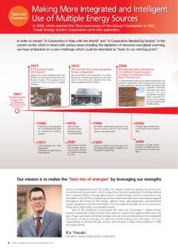 Making More Integrated and Intelligent Use of Multiple Energy Sources