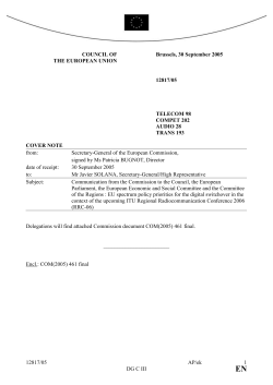 2.1. Scope of the &ldquo;spectrum dividend&rdquo;
