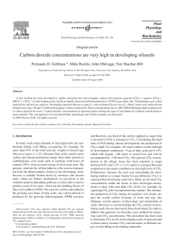Carbon dioxide concentrations are very high in - Shachar