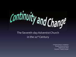 Continuity and Change - Trans