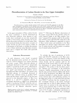 Photodissociation of Carbon Dioxide in the Mars Upper Atmosphere
