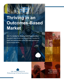 Thriving in an Outcomes-Based Market