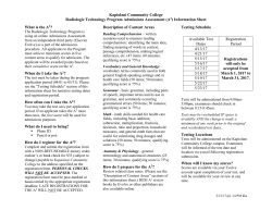 Information Sheet What is the A2?