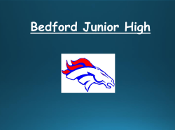 7th Grade Tour of BJH