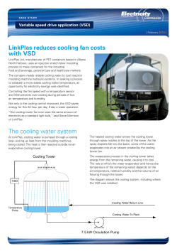 LinkPlas reduces cooling fan costs with VSD The cooling water system