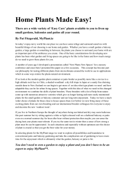 Home Plants Made Easy