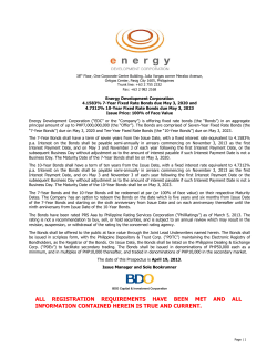 EDC Bonds Due 2020 and 2023 Final Prospectus