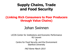 in value chains - Food and Agriculture Organization of the United