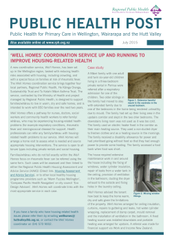 Issue 22 - July 2015 - Regional Public Health