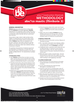 methodology - abe&reg; Construction Chemicals