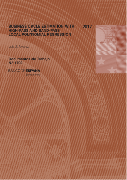 Business cycle estimation with high-pass and