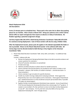 iReach Deployment Job Descriptions