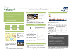 Sources and Health Effects of Reactive Oxygen Species in Atlanta