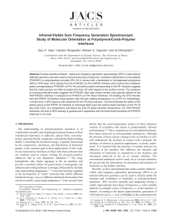 Infrared-Visible Sum Frequency Generation