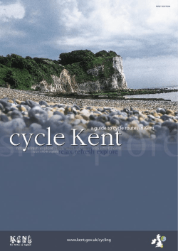 a guide to cycle routes in Kent