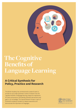 The Cognitive Benefits of Language Learning
