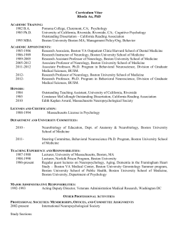 2010- Advisor, Korean Genomic and Epidemiology Study, Korea