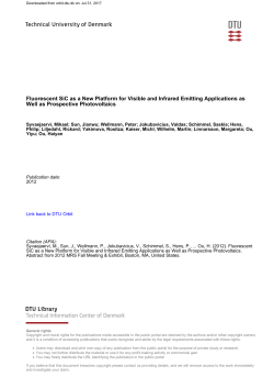 Fluorescent SiC as a New Platform for Visible and Infrared Emitting