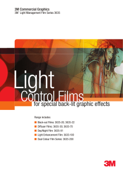 for special back-lit graphic effects
