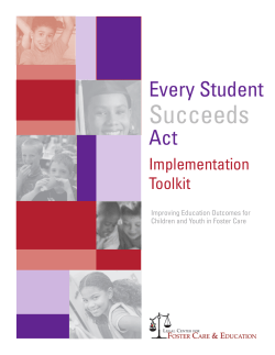 An ESSA Toolkit - Formed Families Forward