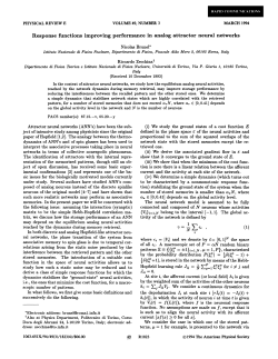 Response functions improving performance in attractor neural