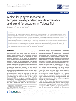 Molecular players involved in temperature