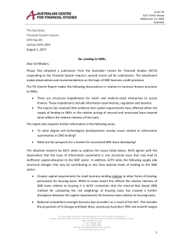 Australian Centre for Financial Studies (ACFS)