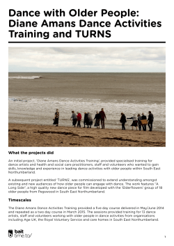 Diane Amans Dance Activities Training and TURNS