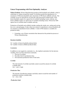 A Completed solution to Wilson Problem with Post