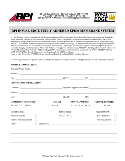 rpi royal edge fully adhered epdm membrane system