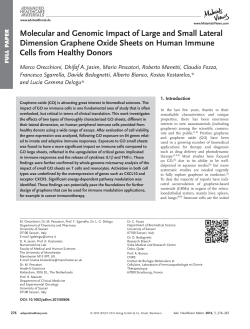 Molecular and Genomic Impact of Large and Small Lateral