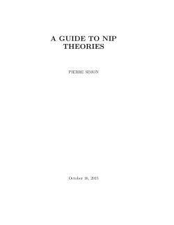 a guide to nip theories