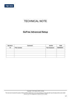 GoFree Advanced Setup