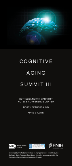 cognitive aging summit iii