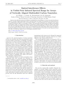 Optical Interference Effects in Visible