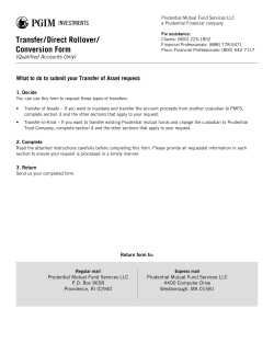 Transfer-Direct Rollover-Conversion Form