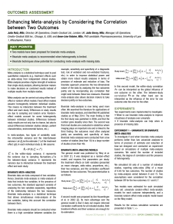 Enhancing Meta-analysis by Considering the Correlation between