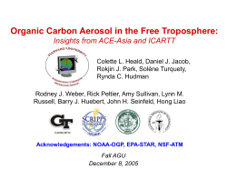 PPT - Atmospheric Chemistry Modeling Group