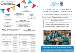 catherine m cauley open night