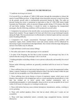 Guidance to the physicians