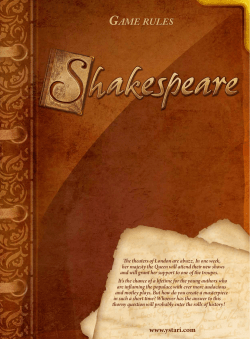 Game rules - Europe Masters