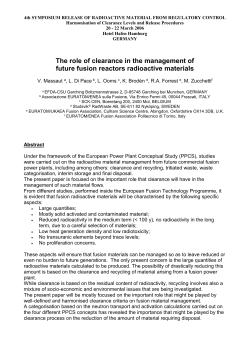 Management of Activated In-vessel Components of