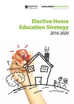 Elective Home Education Strategy