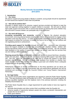 2.1 School Accessibility Strategy