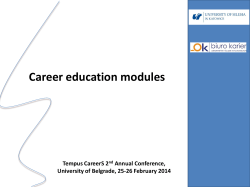 Presentation Silesia University for the monitoring meeting 2014.