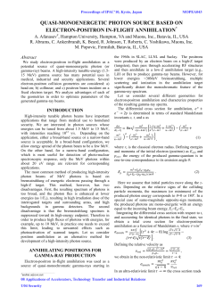 Quasi-Monoenergetic Photon Source Based on Electron
