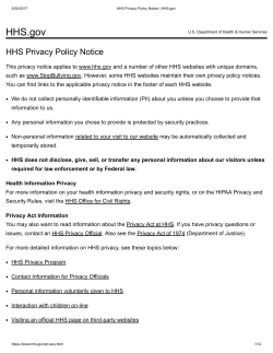 HHS.gov - ANA Western Region